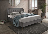Кровать SIGNAL LIGURIA Velvet Bluvel 14 серый 160/200