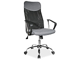 Кресло компьютерное SIGNAL Q-025 серый/черный, ткань