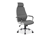 Кресло компьютерное SIGNAL Q-035 белый/серый