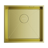 Кухонная мойка из нержавейки Omoikiri Kasen 48-26-INT-LG светлое золото