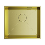 Кухонная мойка из нержавейки Omoikiri Kasen 49-16-INT-LG светлое золото