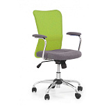 Кресло компьютерное HALMAR ANDY серо/зеленый