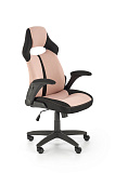 Кресло компьютерное HALMAR BLOOM розовый/черный