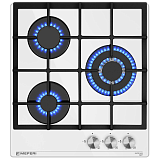 Варочная панель газовая MEFERI MGH453WH GLASS POWER