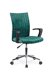 Кресло компьютерное HALMAR DORAL темно-зеленый/хром