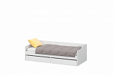 Кровать NN Мебель КР 1 Белый текстурный, универсальная