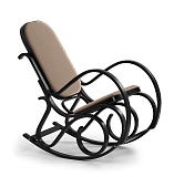 Кресло-качалка HALMAR MAX BIS PLUS коричневый/венге