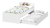 Кровать NN Мебель (МС Токио) Белый текстурный 90/200
