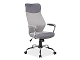 Кресло компьютерное SIGNAL Q-319 св.серый/т.серый
