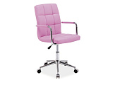 Кресло компьютерное SIGNAL Q-022 розовый