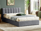Кровать SIGNAL MONTREAL Velvet tap. 192 серый, 120/200