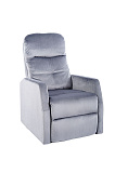 Кресло SIGNAL ARES Velvet Bluvel 14 раскладное, серый