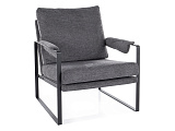 Кресло SIGNAL FOCUS Brego 18 темно-серый/черный мат