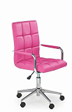 Кресло компьютерное HALMAR GONZO 2 розовый/хром