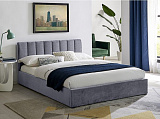 Кровать SIGNAL MONTREAL Velvet tap. 192 серый, 160/200