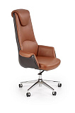 Кресло компьютерное HALMAR CALVANO светло-коричневый/темно-коричневый